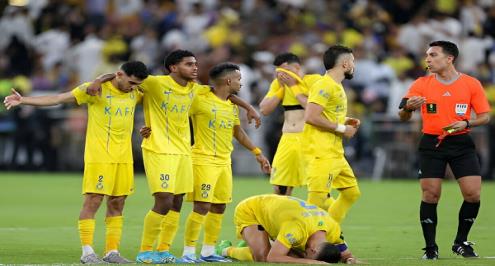 ثنائي النصر: سنعوض جماهيرنا.. وكنا الأفضل بالشوط الأول